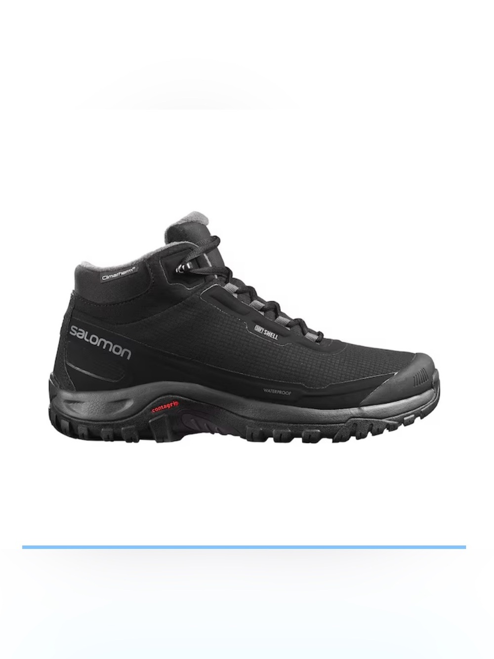 Salomon Men's Black Waterproof Trail Mid Boots